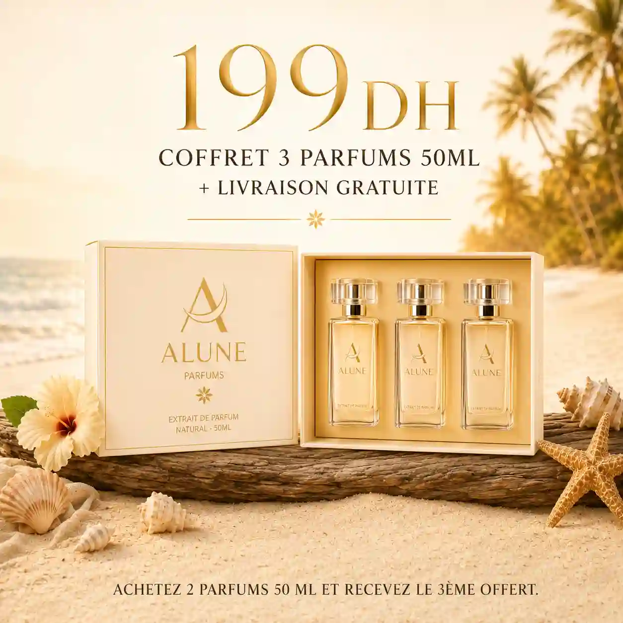 Pack 3 Parfums 50ml